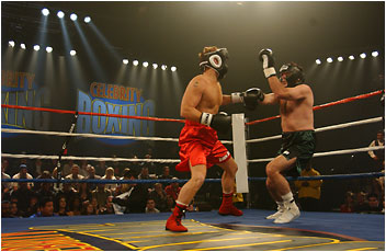 Celebrity Boxing Debut