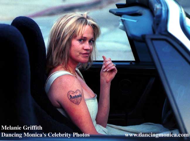 Melanie Griffith's Antonio Tattoo